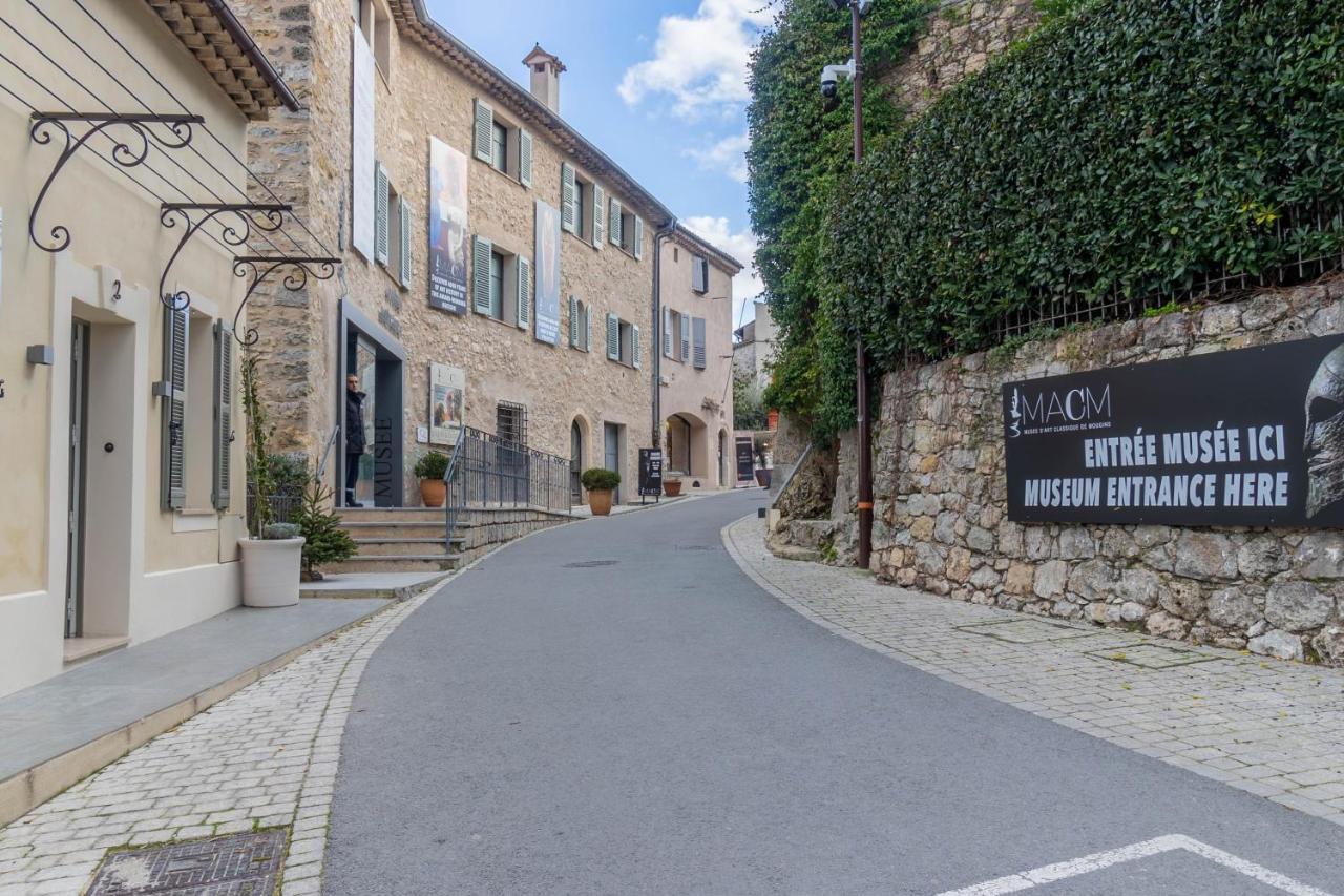 Mougins Collection - Magnifique Maison Au Coeur Du Vieux Village De Mougins, Vue Sur Les Alpes Du Sud Exterior photo